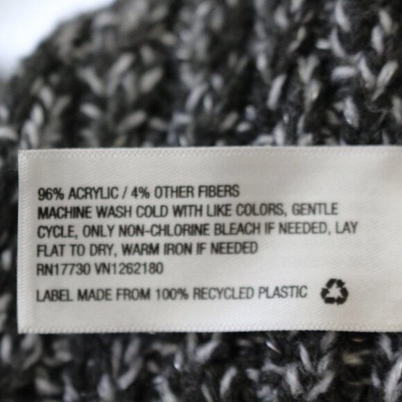 Isabel Maternity Women’s Grey Cable Knit Long Sleeve Sweater Size Medium - Picture 14 of 14